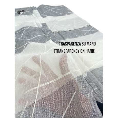 Yara Transparenter Handeffekt-Vorhang - filtert Licht und bewahrt gleichzeitig die Privatsphäre