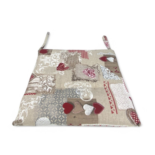 COPRISEDIA Morbidone DORY TIROLESE Cuore MARGOT Rosso