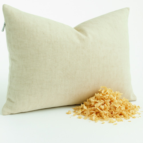 Guanciale Pino Cembro Alto Adige 50x80 - Cuscino Cirmolo Naturale Sonno Profondo - Regolabile, Cotone Grezzo, Relax