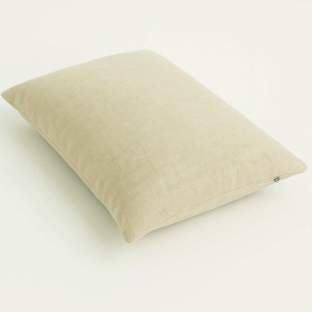 Südtiroler Zirbenkissen 50x80 - Natürliches Zirbenkissen Deep Sleep - verstellbar, Rohbaumwolle, Relax