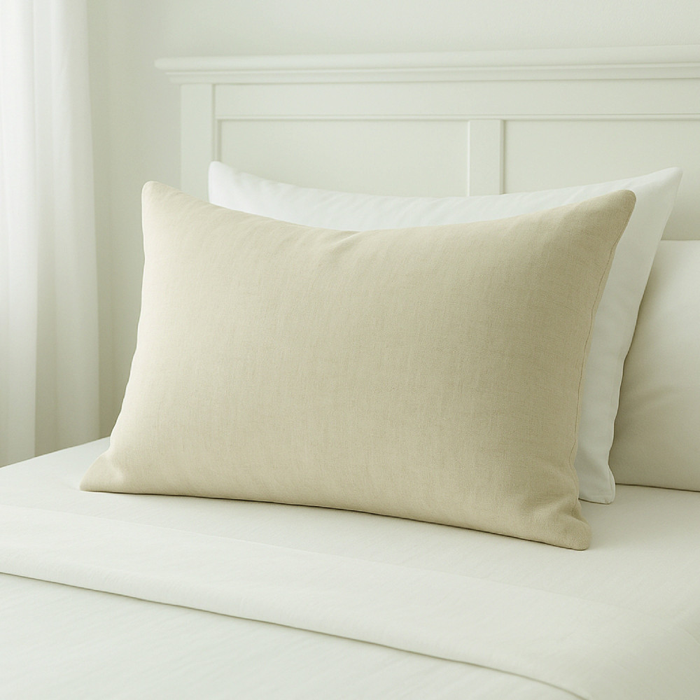 South Tyrolean Swiss Stone Pine Pillow 50x80 - Natural Swiss Pine Pillow Deep Sleep - Adjustable, Raw Cotton, Relax