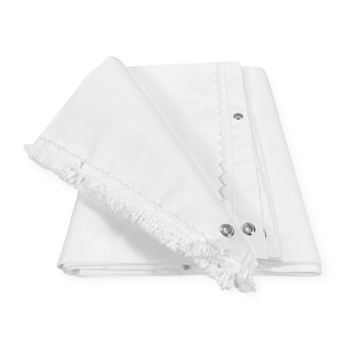 Tenda da Sole Ombralux Bianco Unito - Acrilico Dralon® tinta Unita - Occhielli Acciaio, Made in Italy