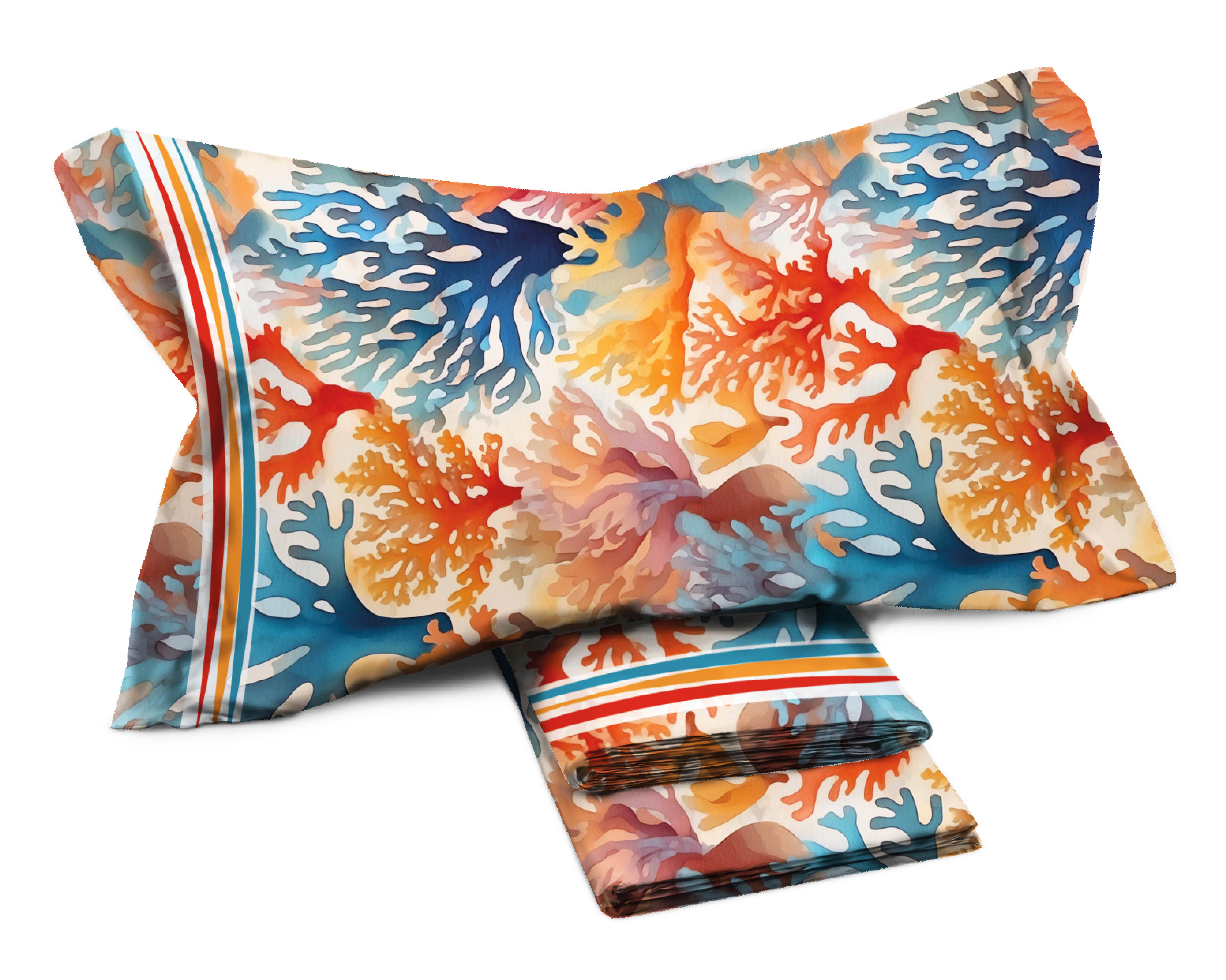 Lenzuola Matrimoniali Miss Terry Pollen - Set Completo In Cotone 100% Digitale, Ipoallergenico E Super Confortevole! - Foto 5