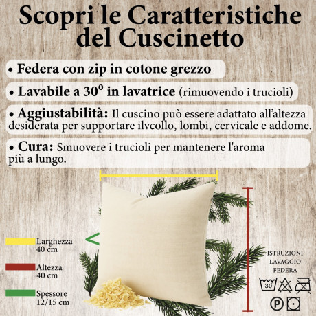 Dolomiti Zirbenkissen -...