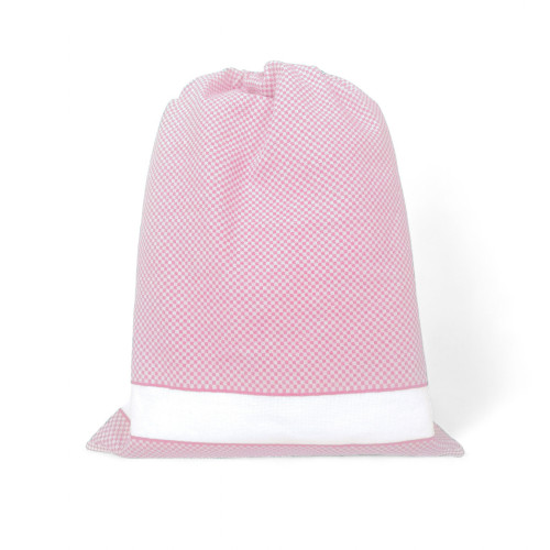 Ensemble de jardin d’enfants nuage en pur coton avec toile AIDA à broder - sac + bavoir + serviette