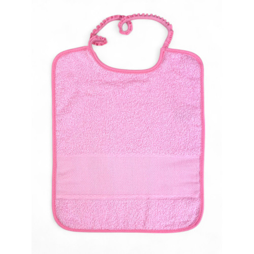 Conjunto de Guardería Cloud 2 Piezas en Rizo de Algodón con Lona AIDA Cosercable - Babero + Toalla - Made in Italy