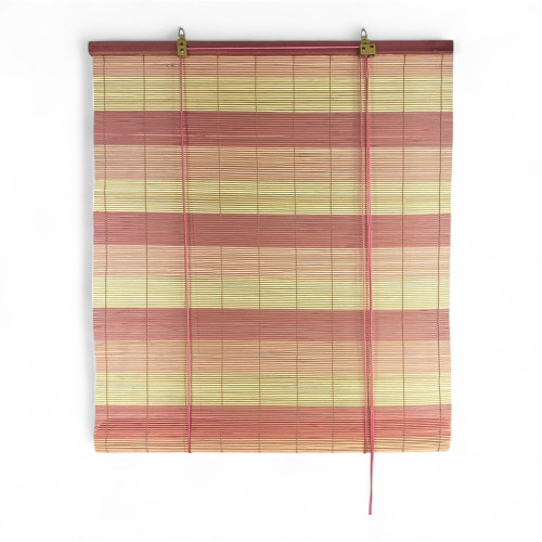 Tenda a Rullo in Bamboo 60x150 cm - Tapparella in Legno Naturale per Interni ed Esterni - Montaggio Facile