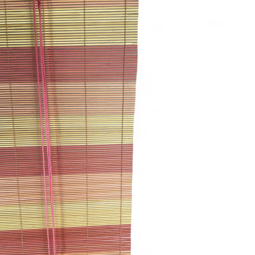 Store enrouleur en bambou 60x150 cm - Volet roulant en bois naturel pour l’intérieur et l’extérieur - Montage facile