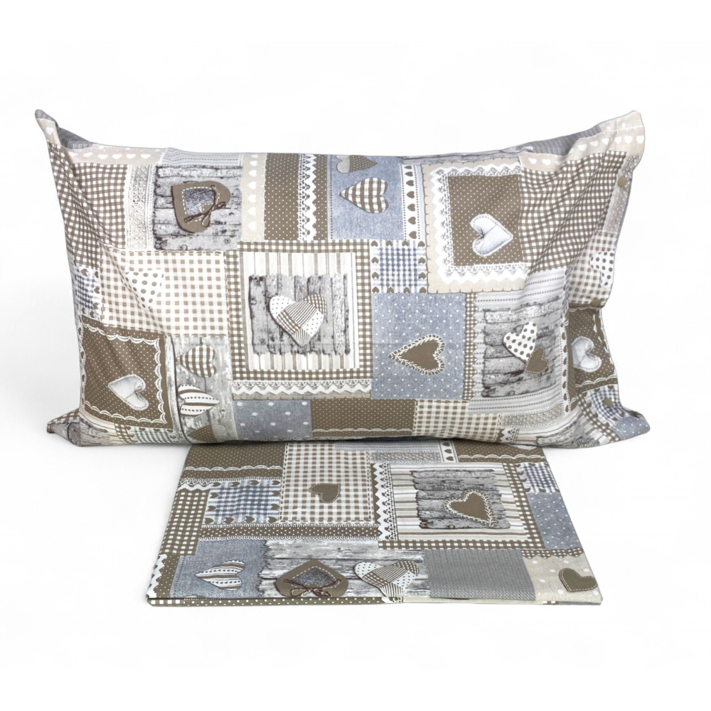 Tyrolean duvet cover aprica beige hearts