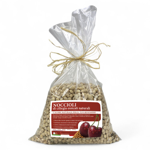 Noyaux de cerises naturelles lavés et stérilisés - idéal pour les oreillers thermiques, la détente et l’artisanat Made in Italy