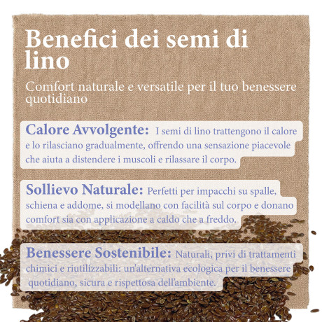 Semillas de lino natural...