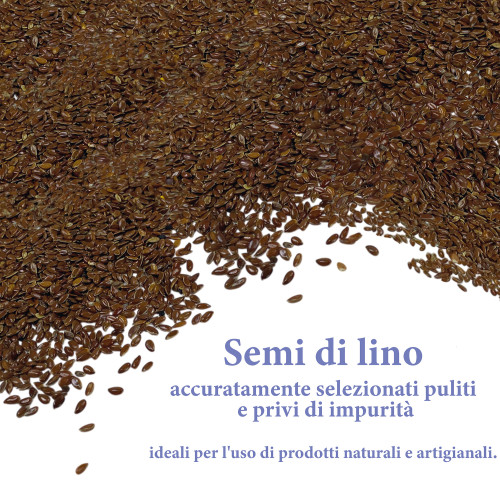 Semillas de lino natural lavadas y esterilizadas: para almohadillas térmicas, compresas cosméticas y uso artesanal