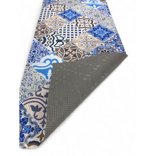 ALFOMBRA Corredor de cocina Corredor antideslizante MAIOLICA MARE fabricado en Italia