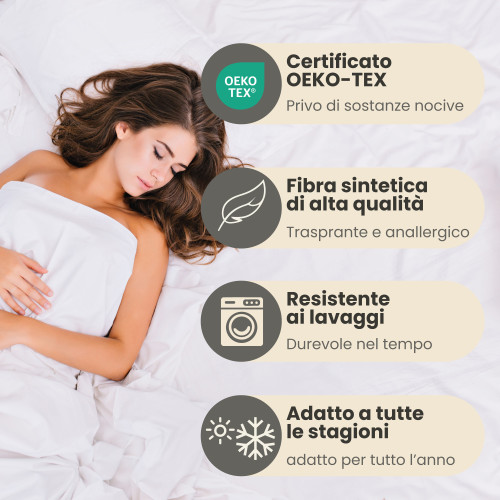 Certification Oeko-Tex pour la housse de couette Duotto anthracite et noir, sans danger pour les peaux sensibles et sans substan