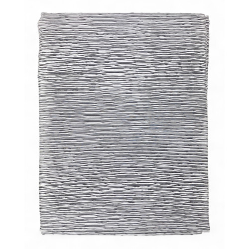 COPPIA TENDINA VETRO MODERNA LARGA 45 o 70 o 90 OSCAR GRIGIO