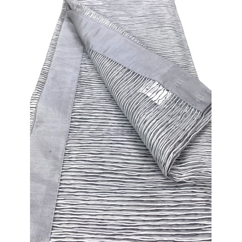 COPPIA TENDINA VETRO MODERNA LARGA 45 o 70 o 90 OSCAR GRIGIO