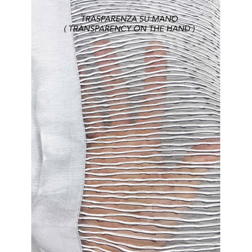 COPPIA TENDINA VETRO MODERNA LARGA 45 o 70 o 90 OSCAR GRIGIO