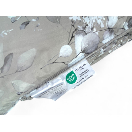 Stream Winter Doppelbettdecke 500 gr - Beige Floral gemusterte Steppdecke 80% Feder 20% Bettdecke