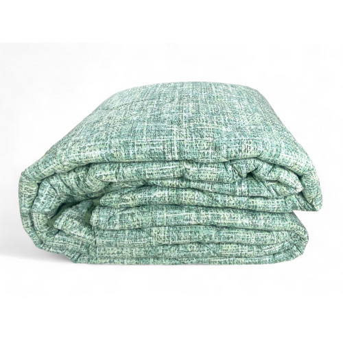 Kot Coco Green Quilt - Wintertagesdecke aus reiner Baumwolle - Made in Italy, hypoallergene Polsterung