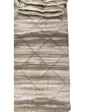 Trapunta Kot Pennellato Beige - Copriletto in puro cotone con design pennellato.