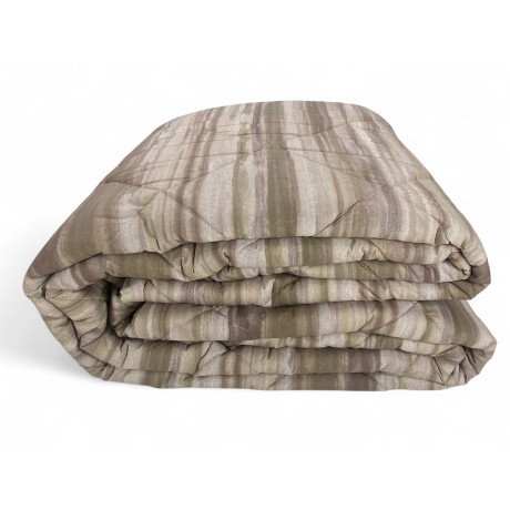 Copriletto Kot Pennellato Beige - Ideale per letto matrimoniale, una piazza e mezza e singolo.