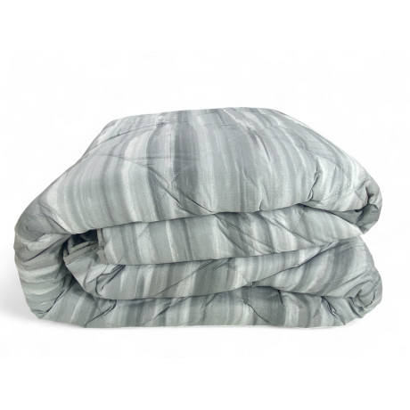 Colcha Kot cepillada gris - Ideal para camas dobles, queen-size e individuales.