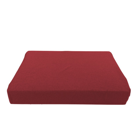 Lenzuolo sotto Adatpo Jersey Bordeaux in 100% cotone elasticizzato, fascia alta H30 cm