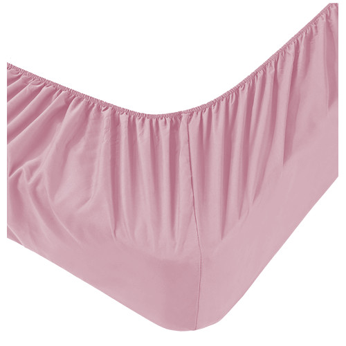 Draps Housse Jersey Adapto Rose - Coton Stretch H30cm - Single, Queen, Double
