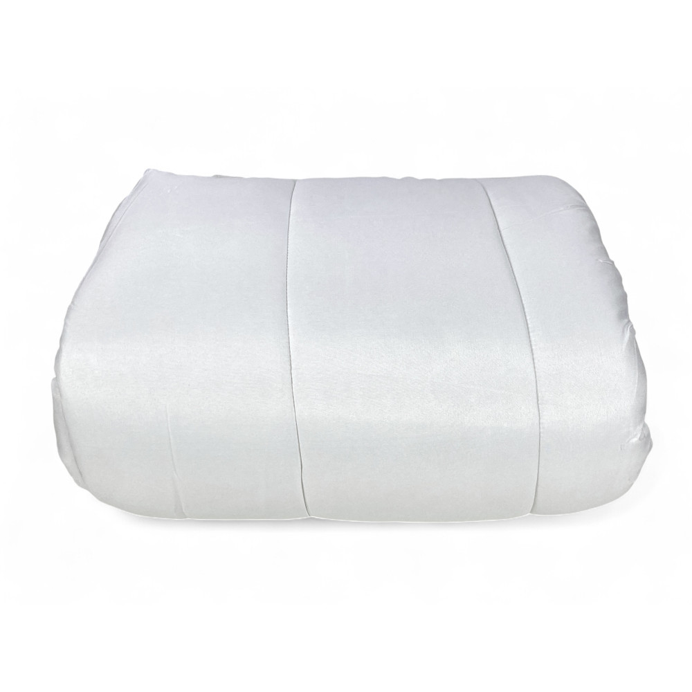 Doudoune de lit d’hiver blanche 300 gr/m² - Microfibre douce et polyester hypoallergénique - Chaude et respirante