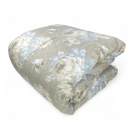 Trapunta Fiocco Sanderson Fiore Tiffany - Copriletto invernale 300 gr/mq in microfibra vellutata - Made in Italy