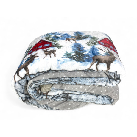 Sherpa Chalet Plaid – Manta...