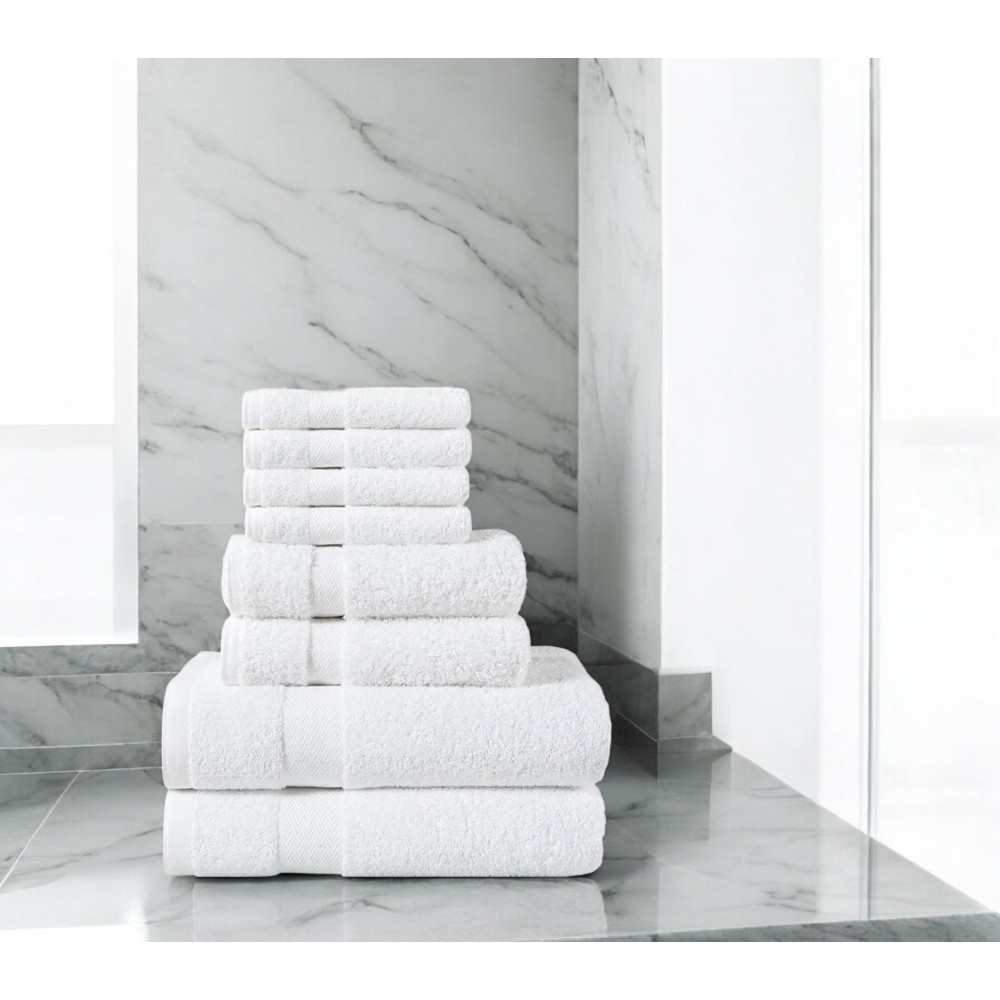 Serviettes éponge 100 % coton - différentes tailles - de haute qualité Made in Italy pour la maison, l’hôtel et les chambres d’h