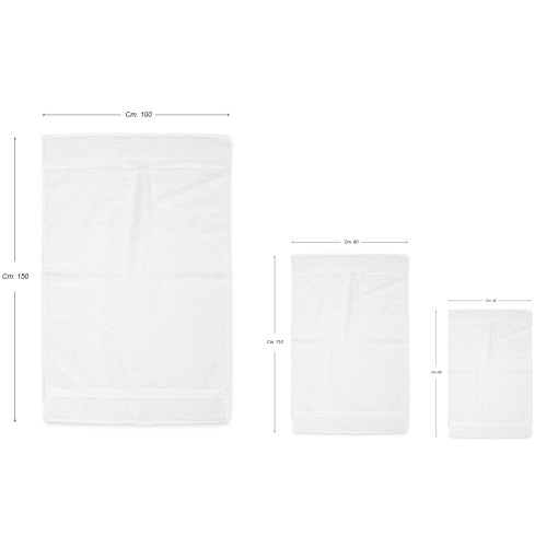 Asciugamani in Spugna di Cotone 100% - Vari Formati - Alta Qualità Made in Italy per Casa, Hotel e B&B