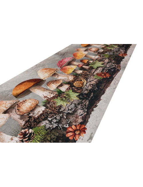 Kitchen Runner Rug Enchanted Forest – Washable PVC Non-Slip Kitchen Runner 6 mm – Made in Italy