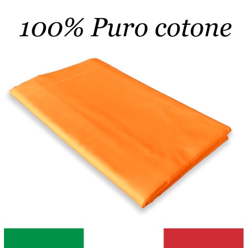 TOP SHEET CORDONETTO STRONG orange made in Italy