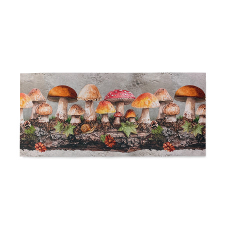 Tapis de cuisine Enchanted Forest – Chemin de cuisine antidérapant en PVC lavable 6 mm – Fabriqué en Italie