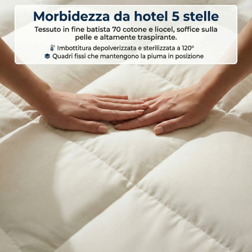 Imperial Night Duvet - 100% Virgin Goose Down Clase 1, fotos fijas, Batiste 70, DOWNPASS, fabricado en Austria