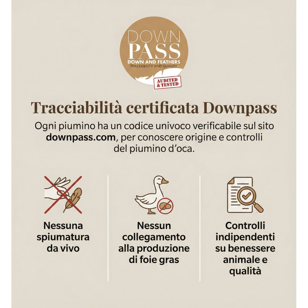 Imperial Night Duvet - 100% Virgin Goose Down Class 1, Fixed Pictures, Batiste 70, DOWNPASS, Made in Austria