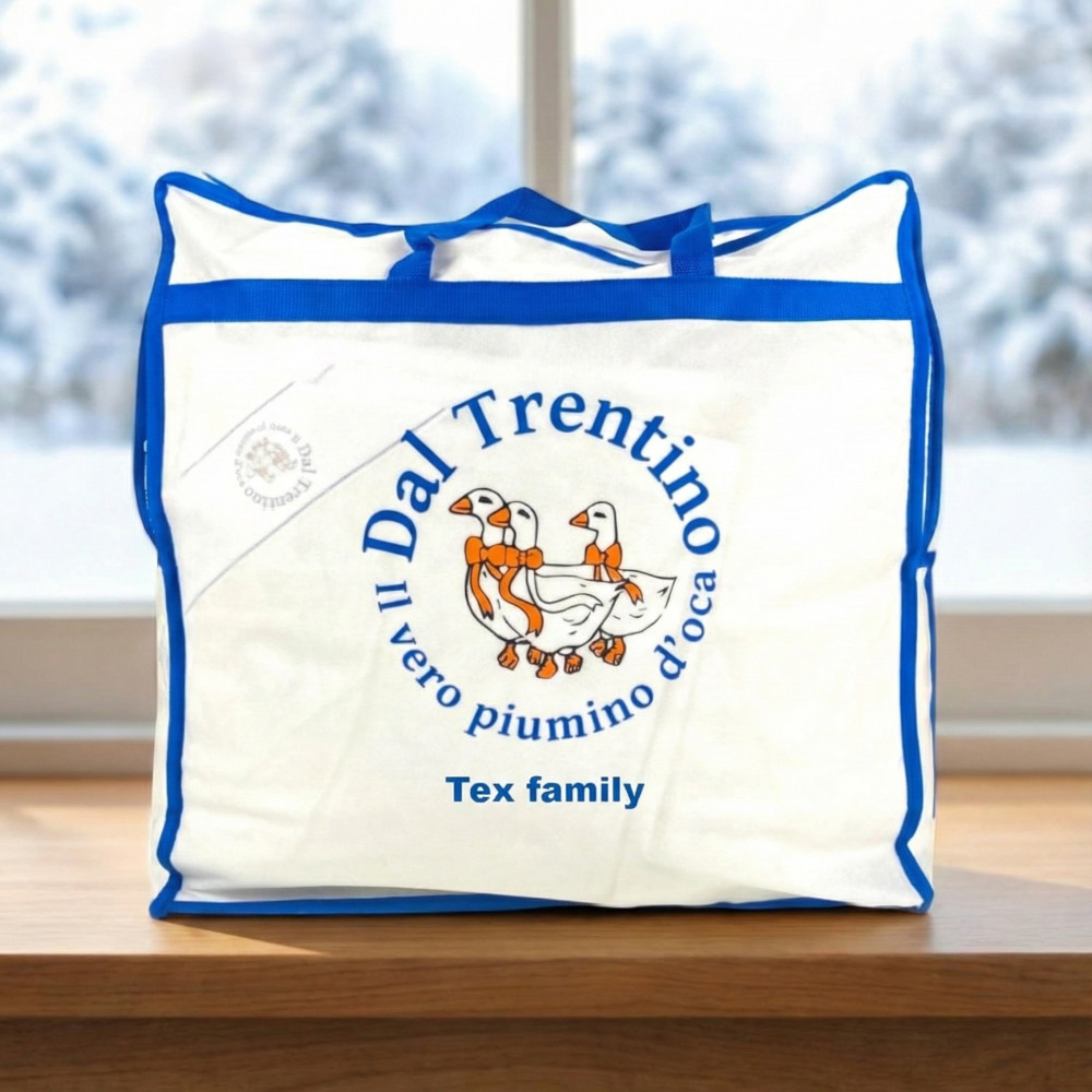 Duvet d’oie du Trentin, couette d’hiver, duvet d’oie 100% naturel, rembourrage 360 g/m², certifié OEKO-TEX