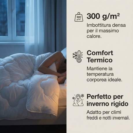 IGNIFUGE D’HIVER SYNTHÉTIQUE DUVET IGNIFUGE Fabriqué en Italie APPROUVÉ