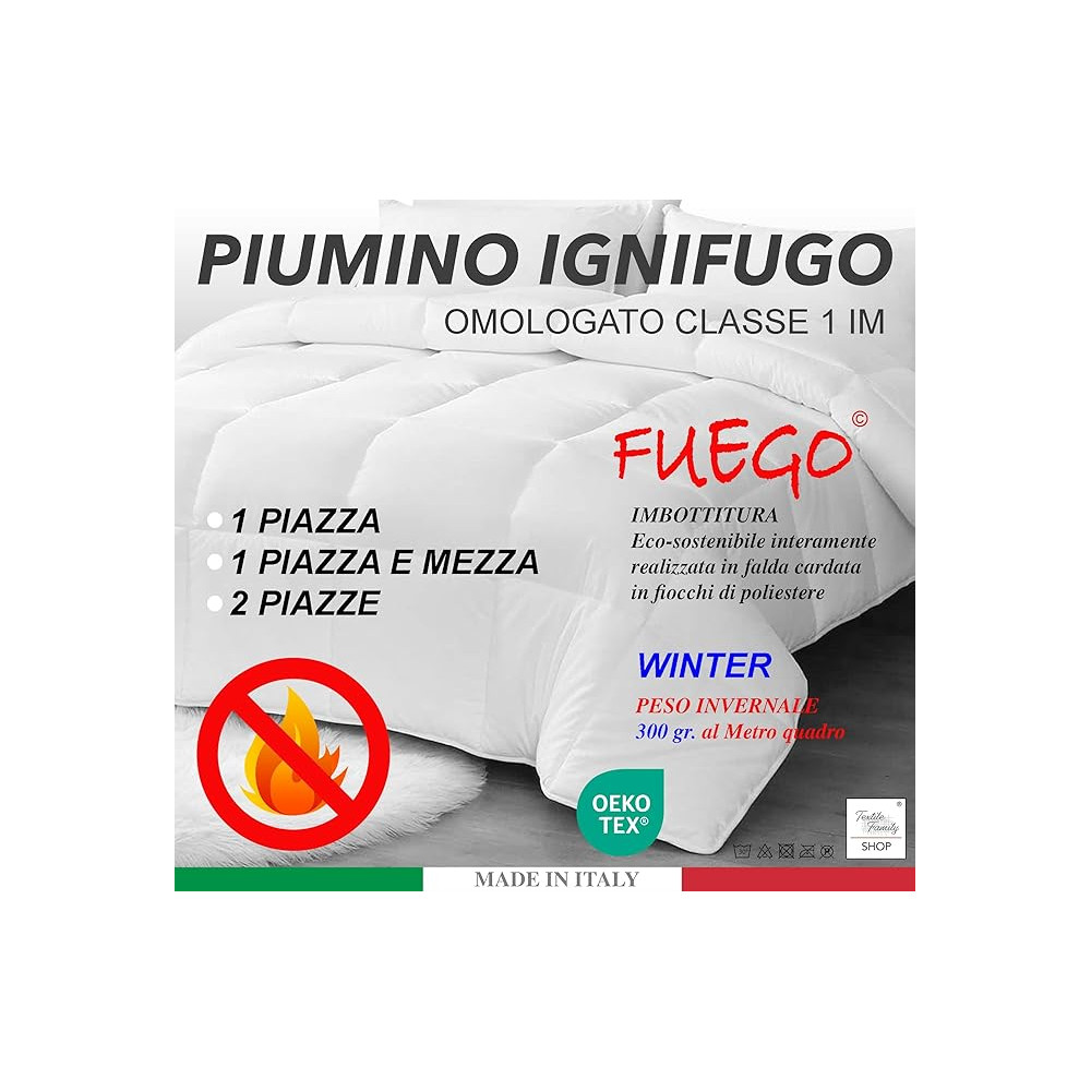 Plumífero IGNÍFUGO INVERNAL SINTÉTICO Ignífugo Made in Italy HOMOLOGADO