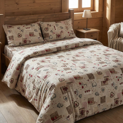 DUVET COVER Tyrolean dis. HOLLY HEART country