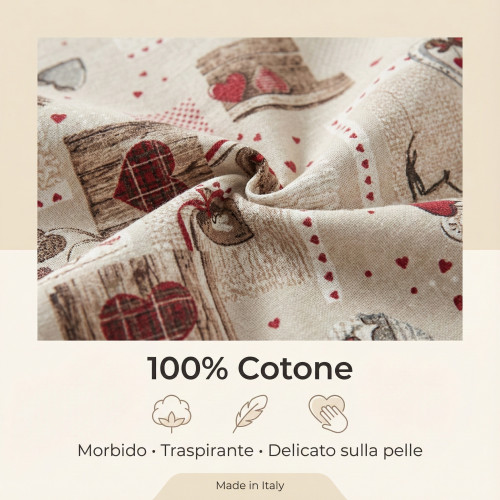 DUVET COVER Tyrolean dis. HOLLY HEART country