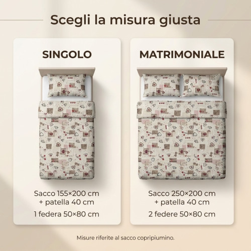 FUNDA NÓRDICA Tirolesa dis. PAÍS DEL CORAZÓN DE ACEBO