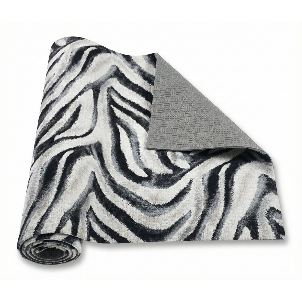 Tapiz antideslizante de PVC de cocina Zebra Runner 50 cm - Cut Runner fabricado en Italia