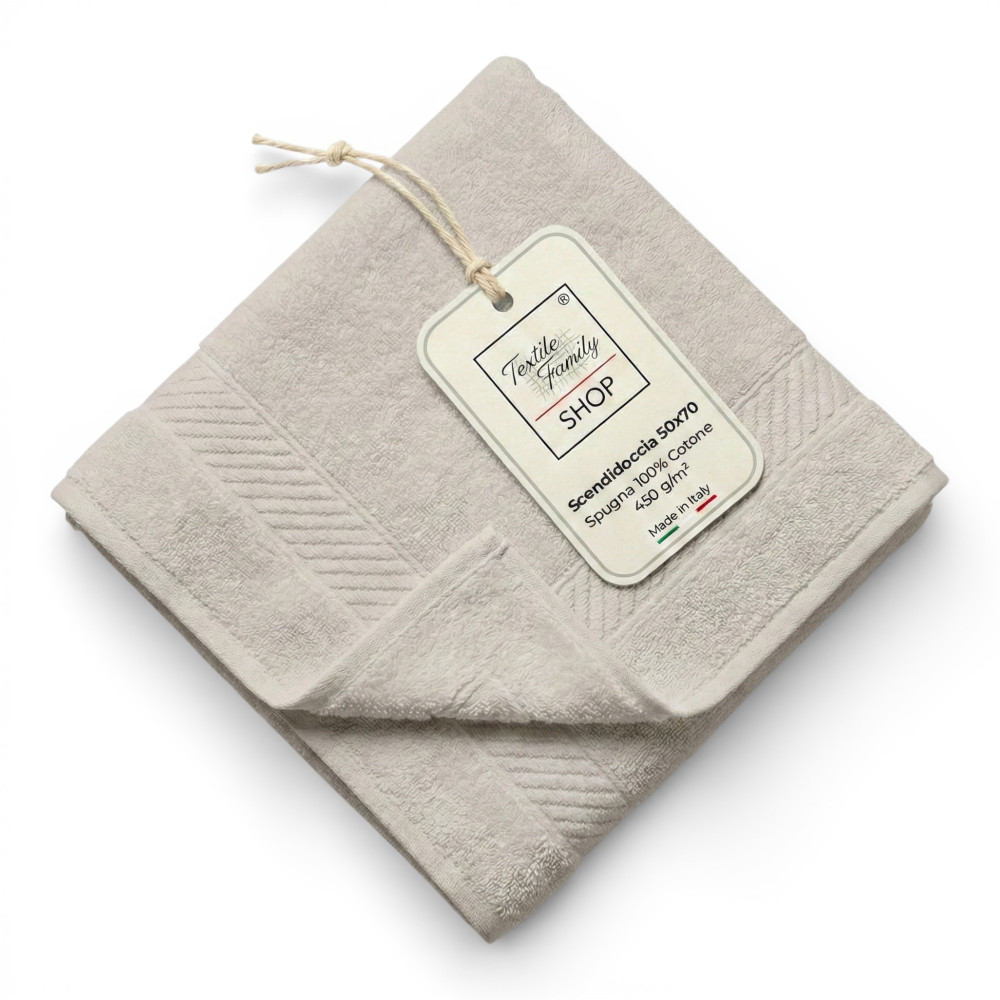 Bath Shower Mat Moon 50x70 Cotton Sponge 450 g/m² - Shower Mat Made in Italy