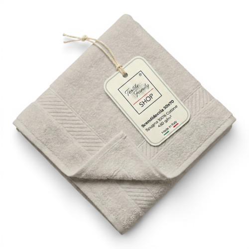 Esterilla de ducha de baño Moon 50x70 Esponja de algodón 450 g/m² - Esterilla de ducha fabricada en Italia