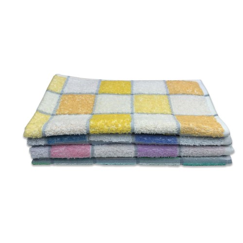 SET MIT 6 GÄSTEHANDTÜCHERN FROTTEE DAME CM. 40X60 CM