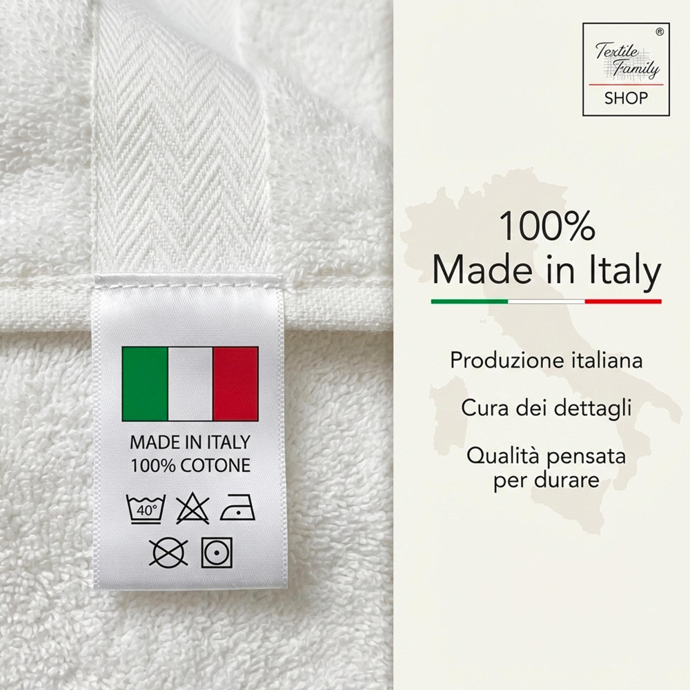 Telo Doccia Rosa Antico 100x150 in Spugna 100% Cotone 450 g/m² Made in Italy