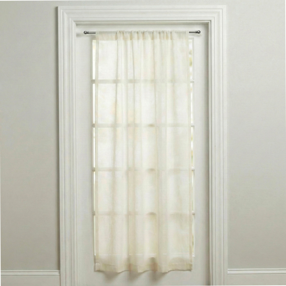 Pair of Tex Rods for Glass Curtain Ø7 mm in Matt Silver Nickel Plated Brass, Extendable, with Screws, Made in Italy